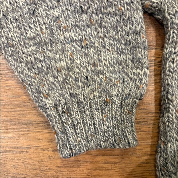 100% Wool VINTAGE Charcoal Turtleneck Sweater Unisex - Picture 5 of 10